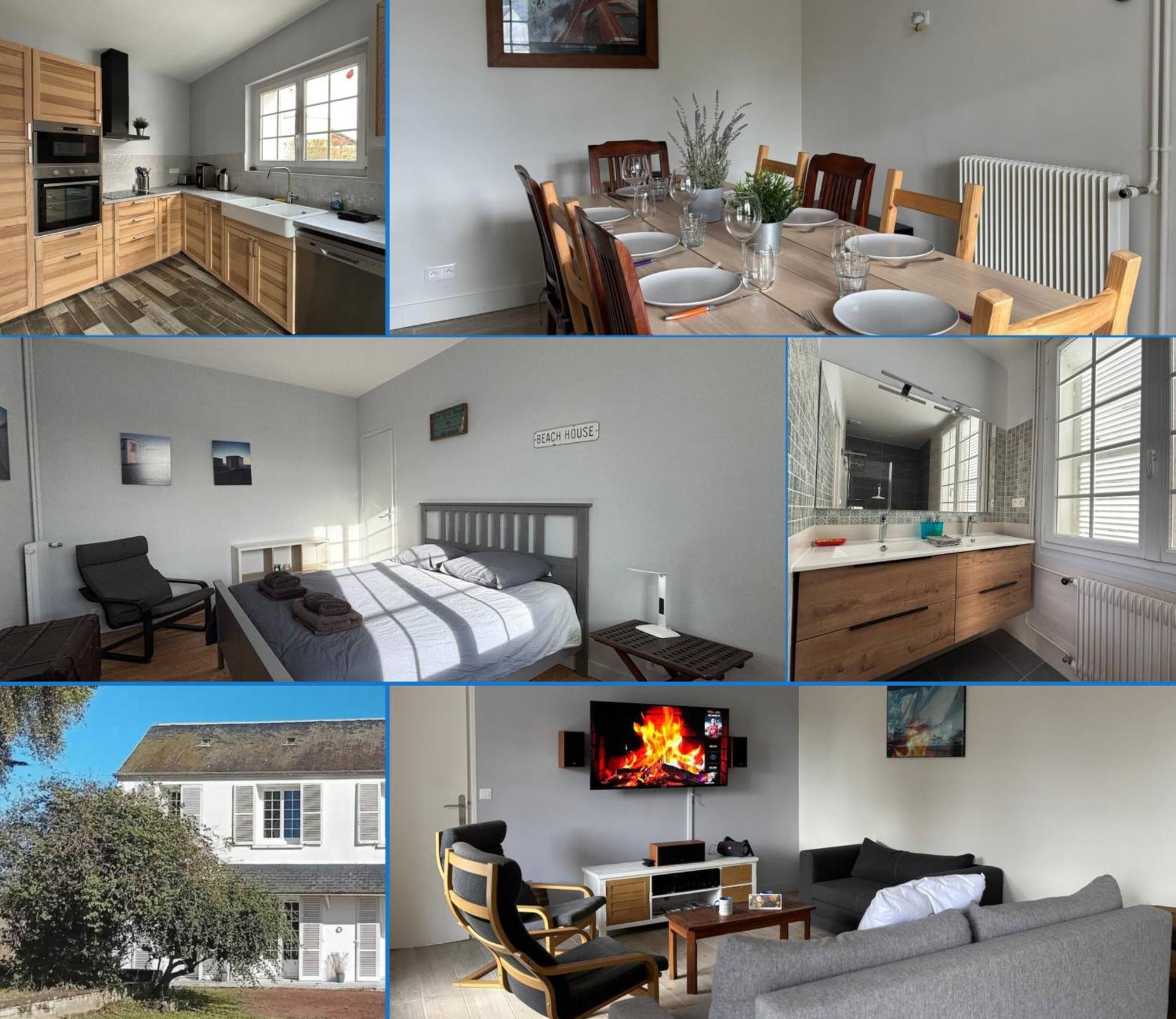 Maison Lumineuse: Spacious Stay near Omaha Beach Trevieres Exterior photo